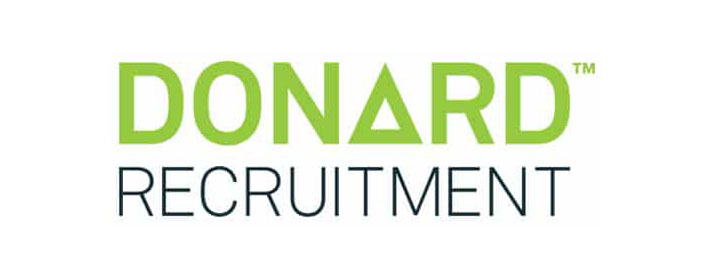 Donard Recruitment's logo takes you to their list of jobs